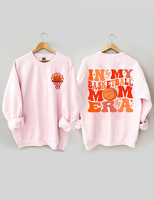 Sweat-shirt Dans mon ère de maman de basket-ball
