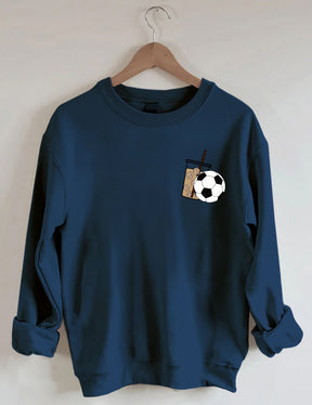 Sweat-shirt de football au café glacé du week-end