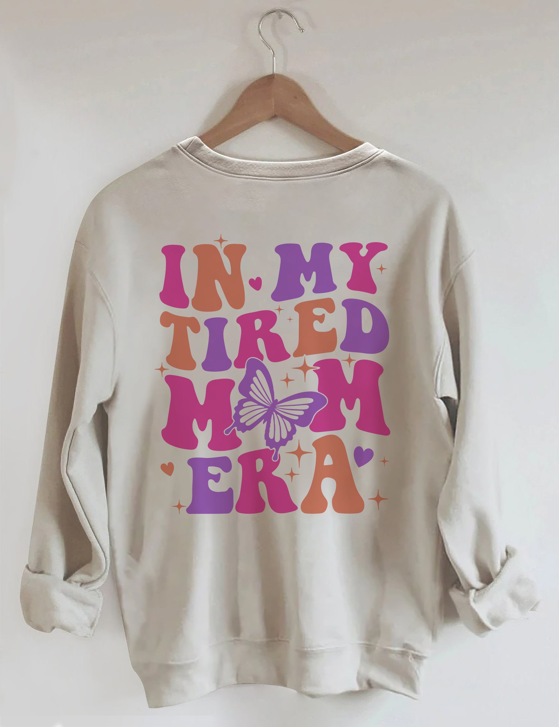 In meinem müden Mama-Ära-Sweatshirt