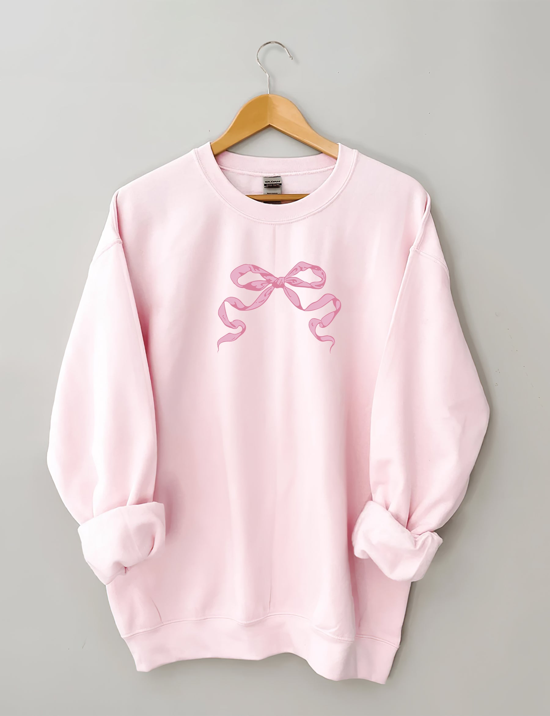 Pink Bow Cute Sweatshirt