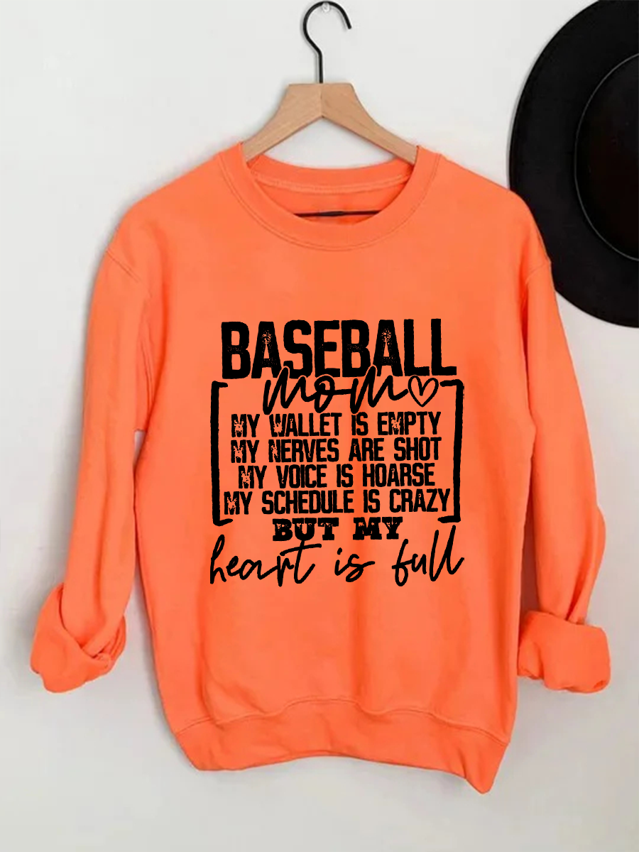 Sweat-shirt maman baseball