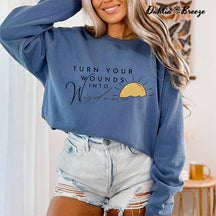 Transformez vos blessures en sweat-shirt de sagesse