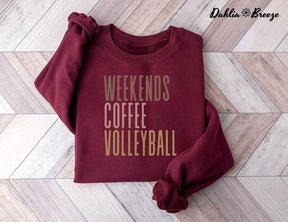 Sweat-shirt de volley-ball Weekend Coffee