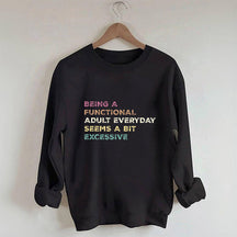 Être un sweat-shirt fonctionnel pour adulte au quotidien
