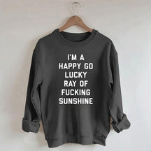 Funny Letter Print Casual Sweatshirt