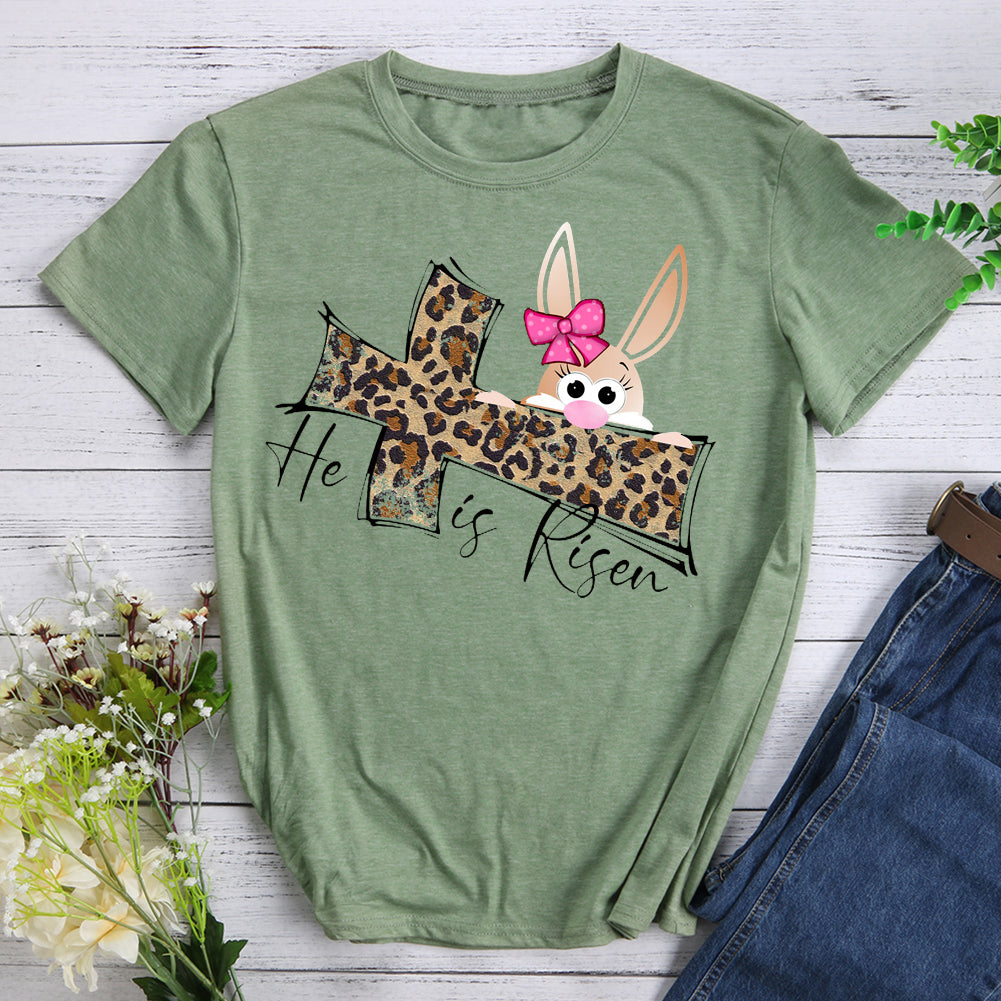He is Risen Rabbit Lover T-shirt