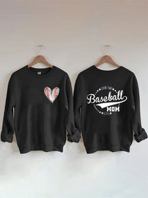 Sweat-shirt Livin' That Baseball Mom Life