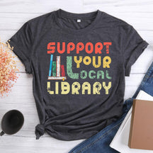 Soutenez votre t-shirt de bibliothèque locale