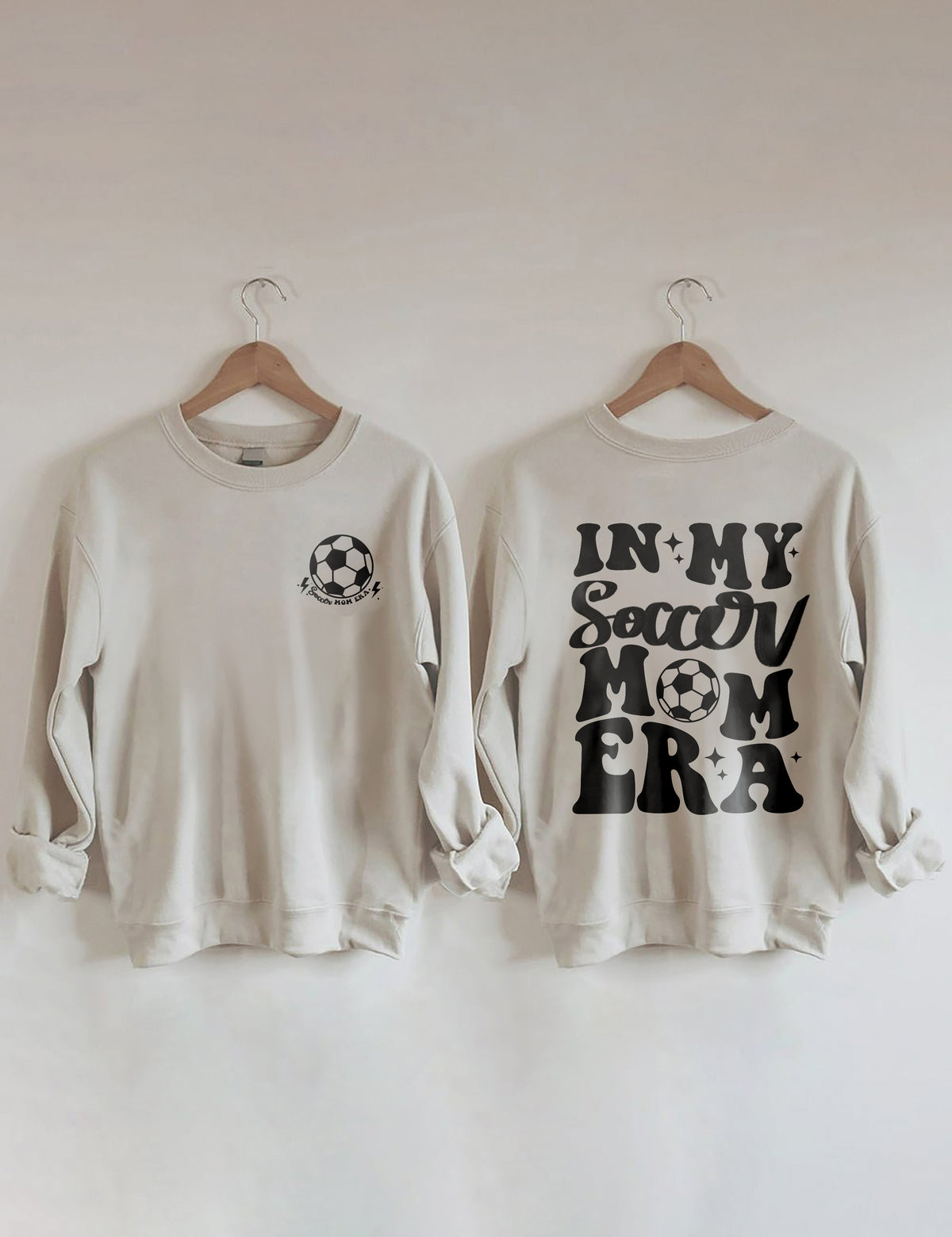 Sweat-shirt Dans mon ère de maman de football