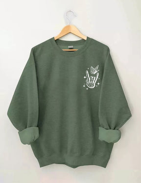Sweat-shirt de personnage de construction de tantes étranges
