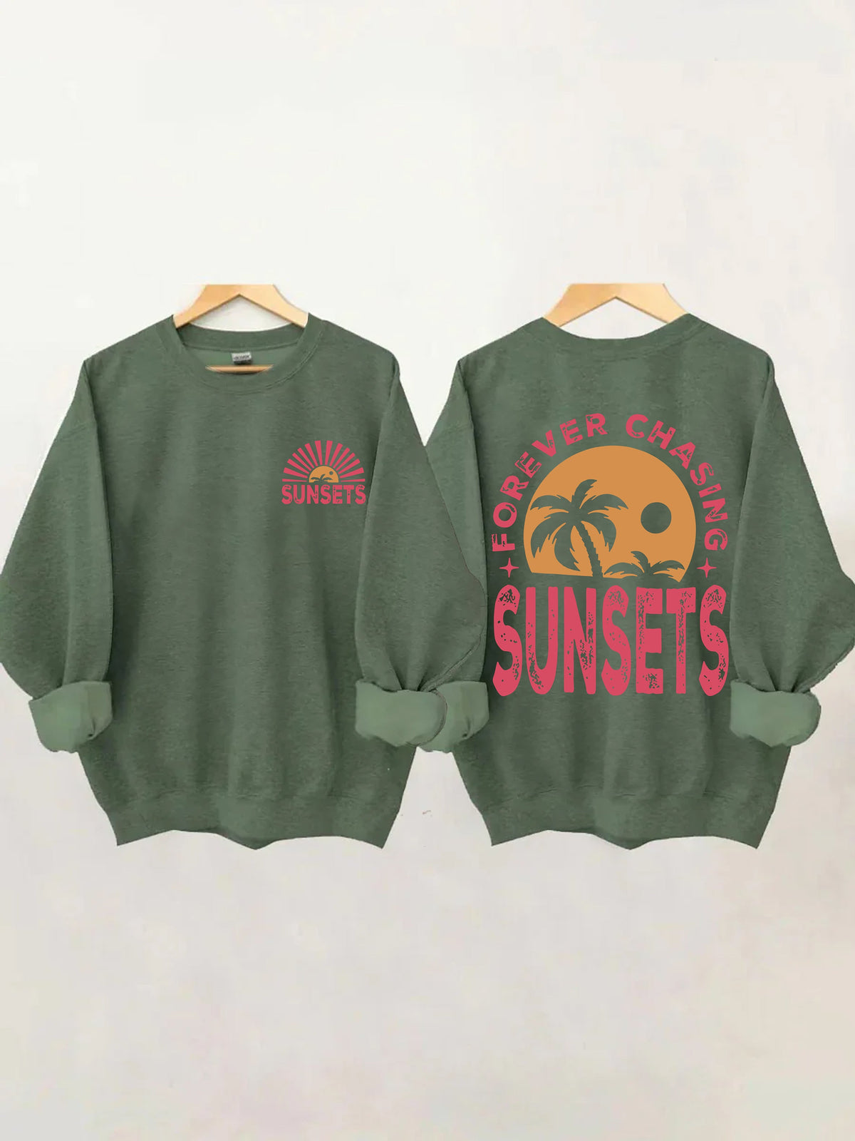 Sweat-shirt Forever Chasing Sunsets