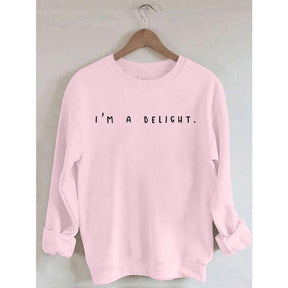 Sweat-shirt imprimé I'm A Delight