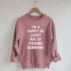 Funny Letter Print Casual Sweatshirt