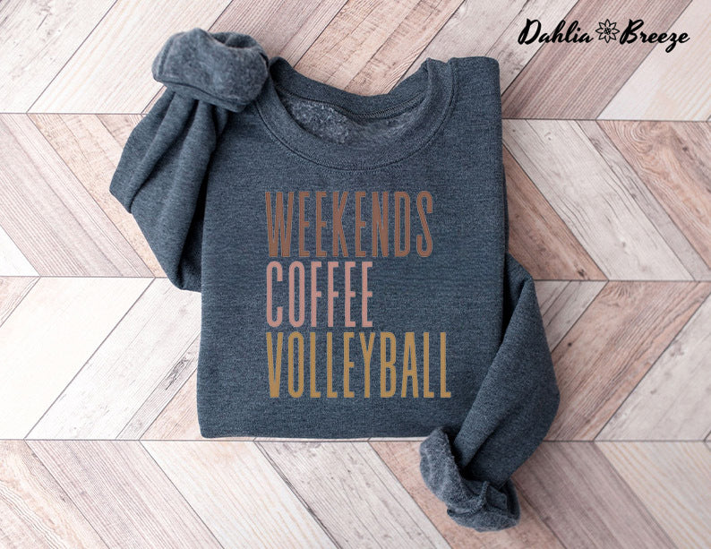 Sweat-shirt de volley-ball Weekend Coffee