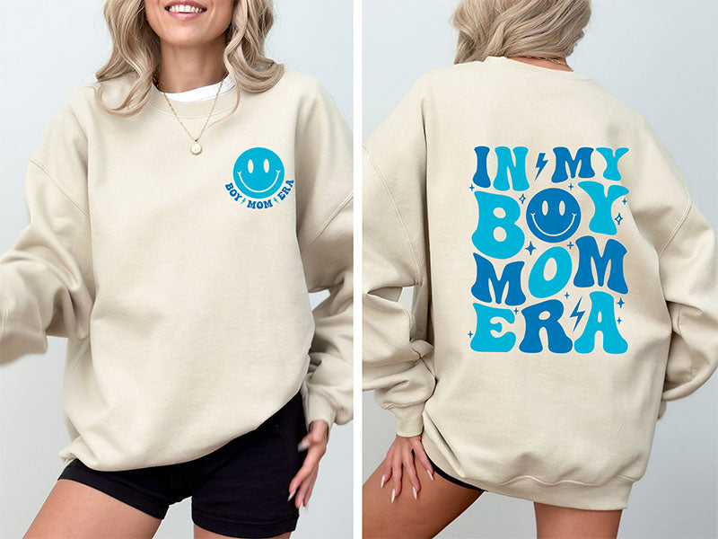 Dans My Boy Mom Era Sweat-shirt mignon