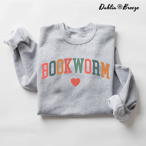 Bookworm Mignon Enseignant Livres Amant Sweatshirt