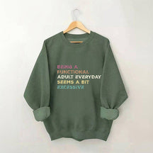 Être un sweat-shirt fonctionnel pour adulte au quotidien