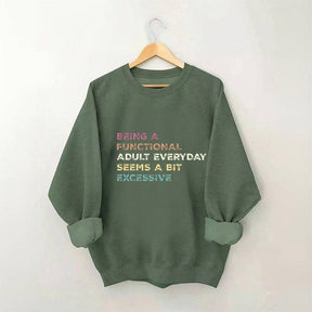 Être un sweat-shirt fonctionnel pour adulte au quotidien