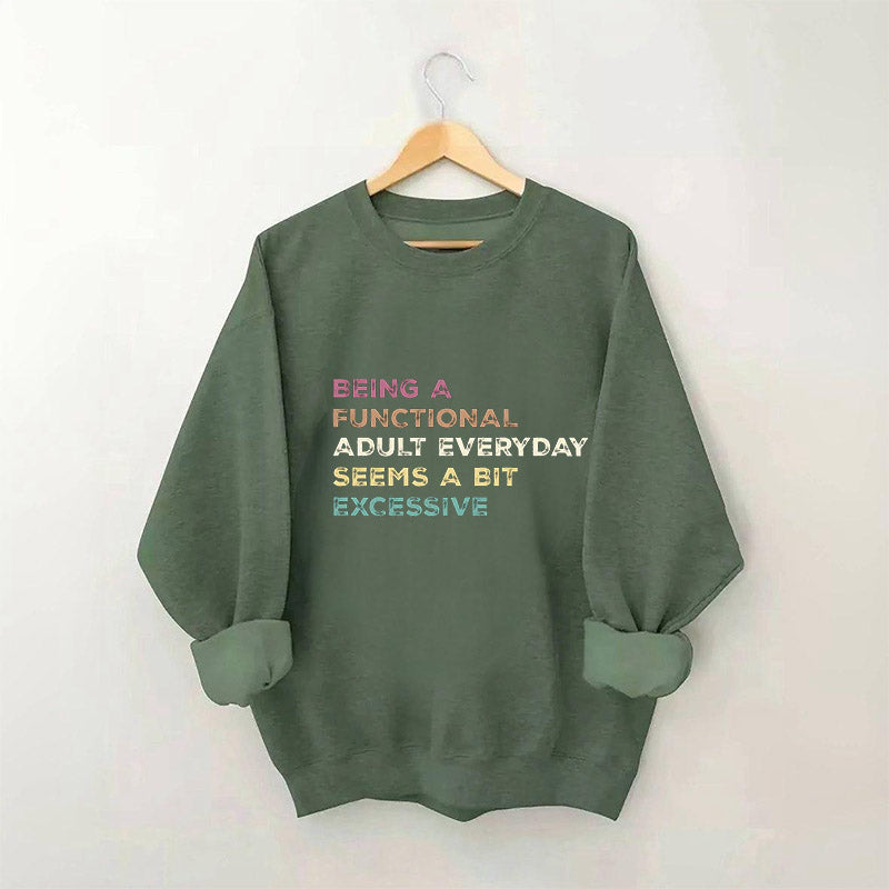 Être un sweat-shirt fonctionnel pour adulte au quotidien