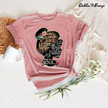 T-shirt Dans la bibliothèque, elle va perdre la tête