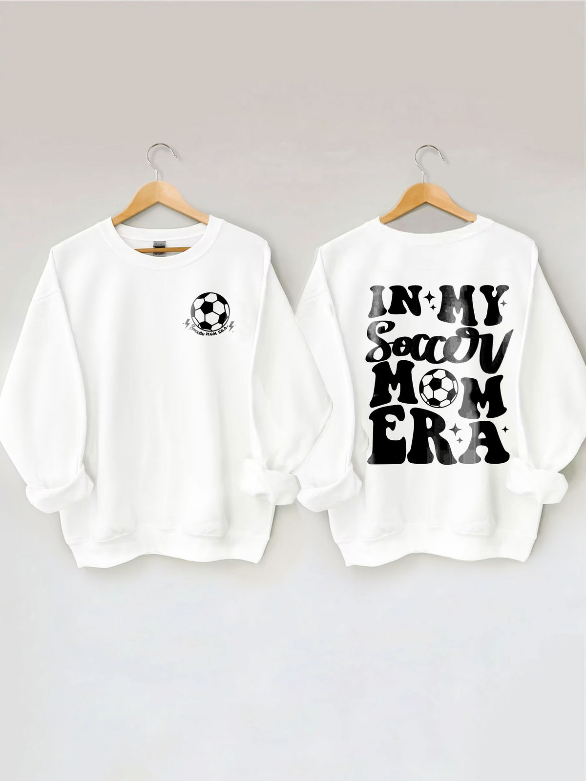 Sweat-shirt Dans mon ère de maman de football