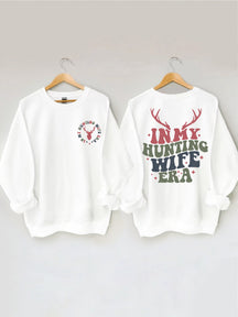 In meinem Jagdfrauen-Ära-Sweatshirt 