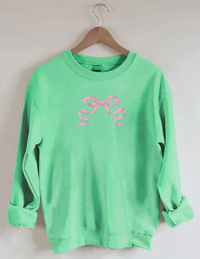 Pink Bow Cute Sweatshirt