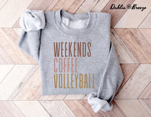 Sweat-shirt de volley-ball Weekend Coffee