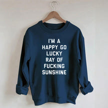 Funny Letter Print Casual Sweatshirt