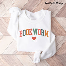 Bookworm Mignon Enseignant Livres Amant Sweatshirt