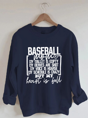 Sweat-shirt maman baseball