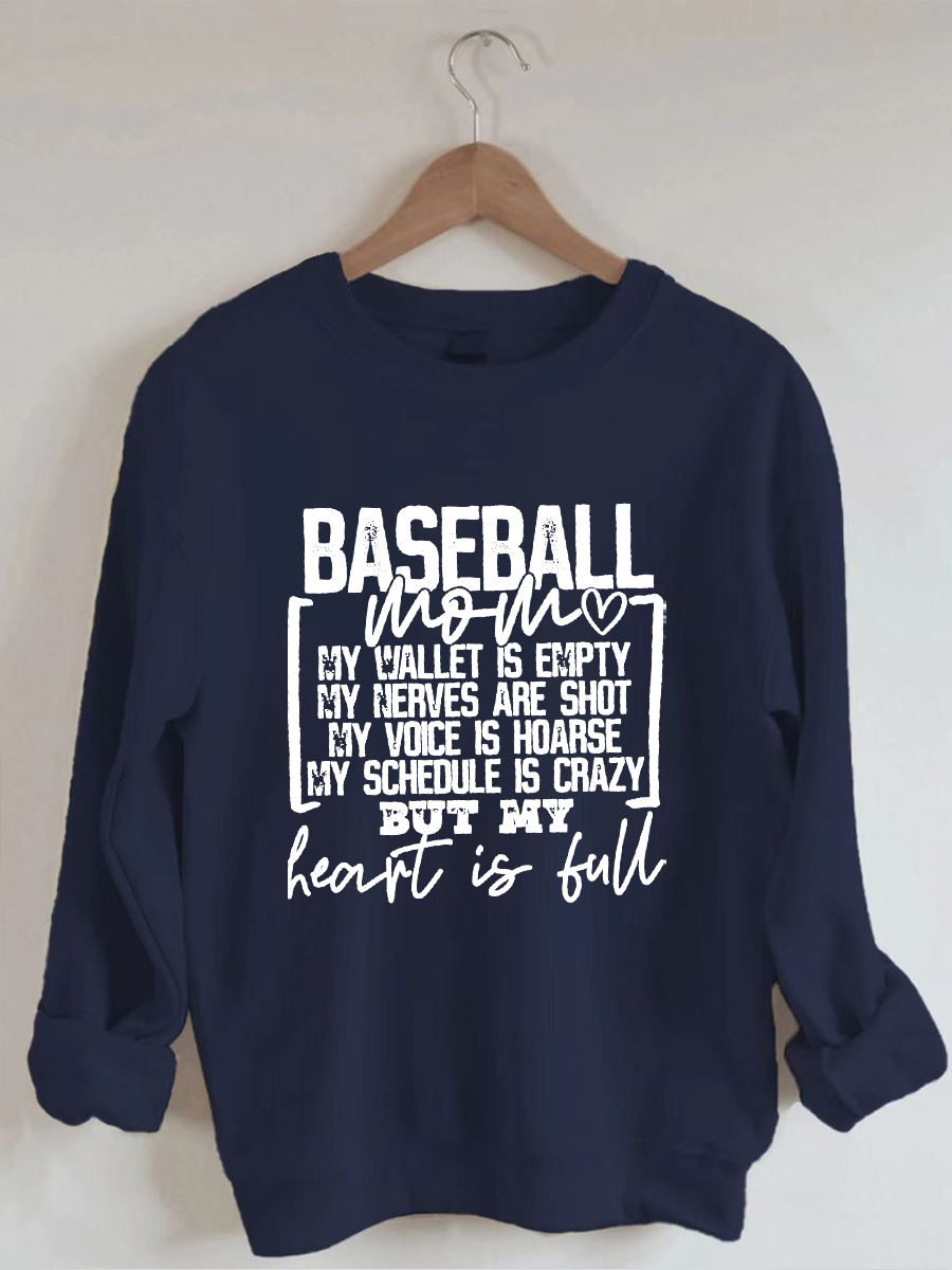 Sweat-shirt maman baseball