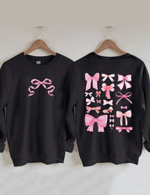 Süßes Sweatshirt mit rosa Schleife