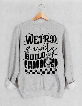 Sweat-shirt de personnage de construction de tantes étranges