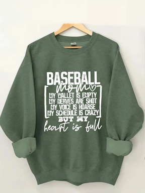 Sweat-shirt maman baseball