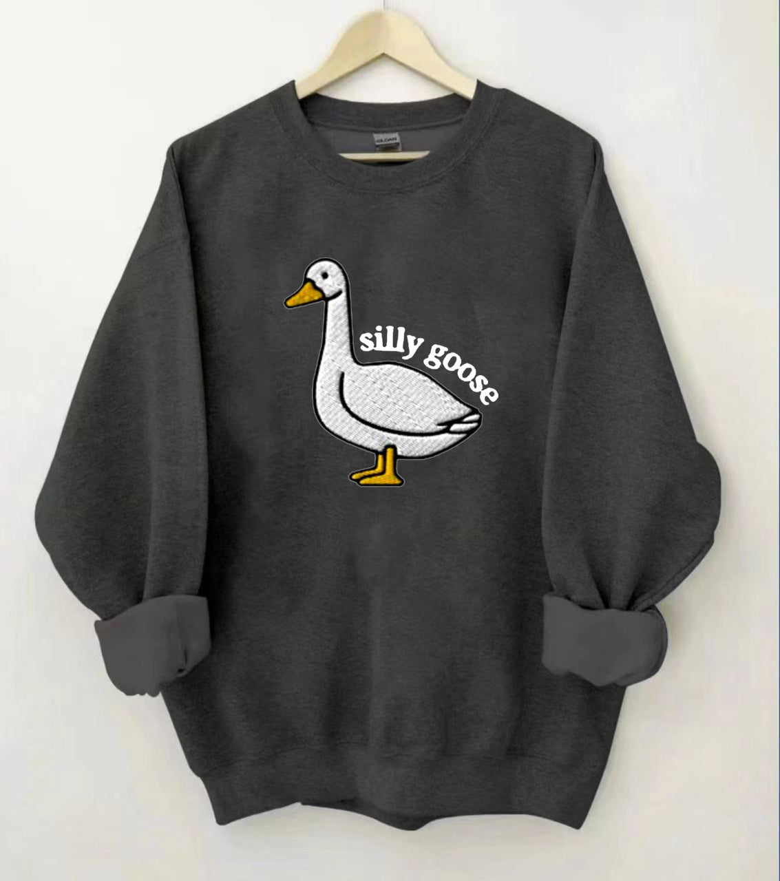 Sweatshirt mit Silly Goose-Print 