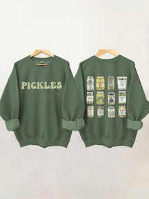 Vintage Canned Pickles Sweatshirt 