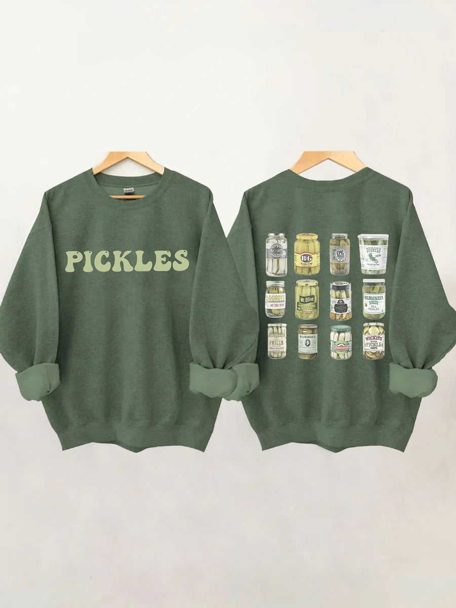 Vintage Canned Pickles Sweatshirt 