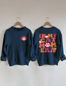 In meinem Katzen-Mama-Ära-Sweatshirt