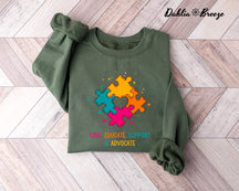 Sweat-shirt mignon pour professeur d'autisme