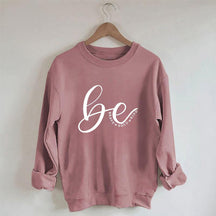 Sweat-shirt imprimé lettre de gentillesse
