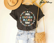 T-shirt de sensibilisation à l'autisme Mama