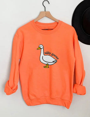 Sweatshirt mit Silly Goose-Print 