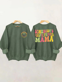 Sweat-shirt maman non filtré de quelqu’un