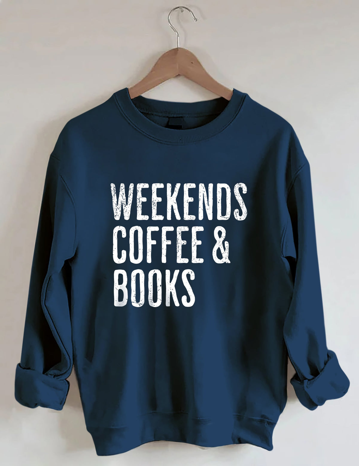 Weekends Coffee &amp; Books Sweatshirt
