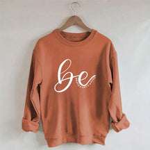 Sweat-shirt imprimé lettre de gentillesse