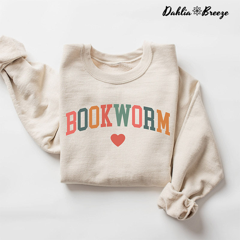 Bookworm Cute Teacher Books Lover Sweatshirt