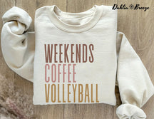 Sweat-shirt de volley-ball Weekend Coffee