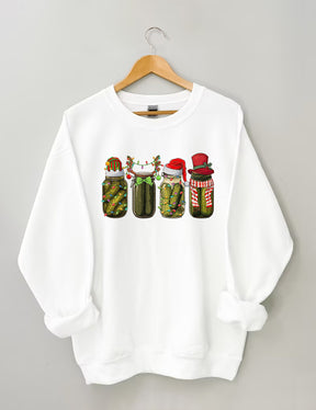 In meinem Pickle-Ära-Sweatshirt 