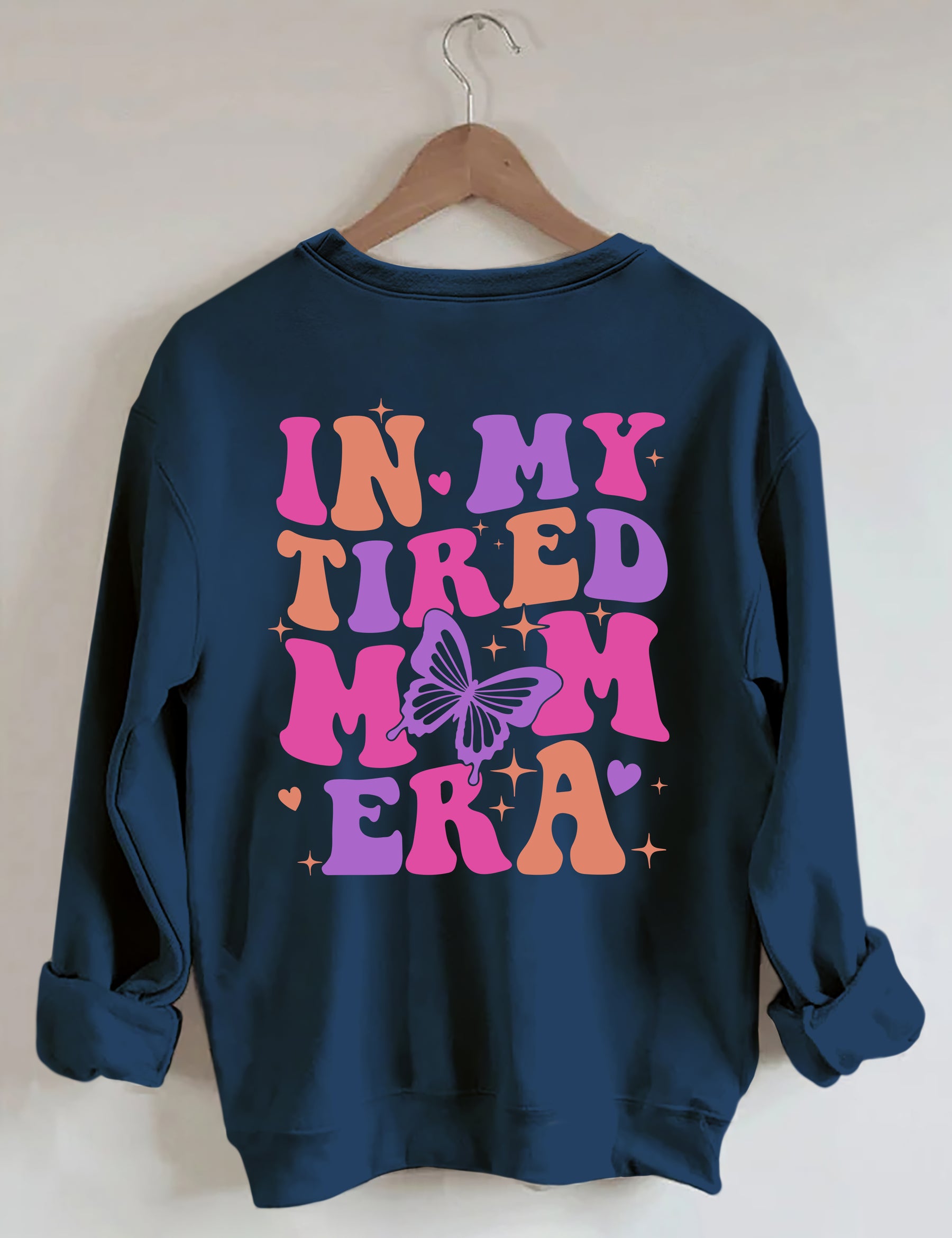 In meinem müden Mama-Ära-Sweatshirt